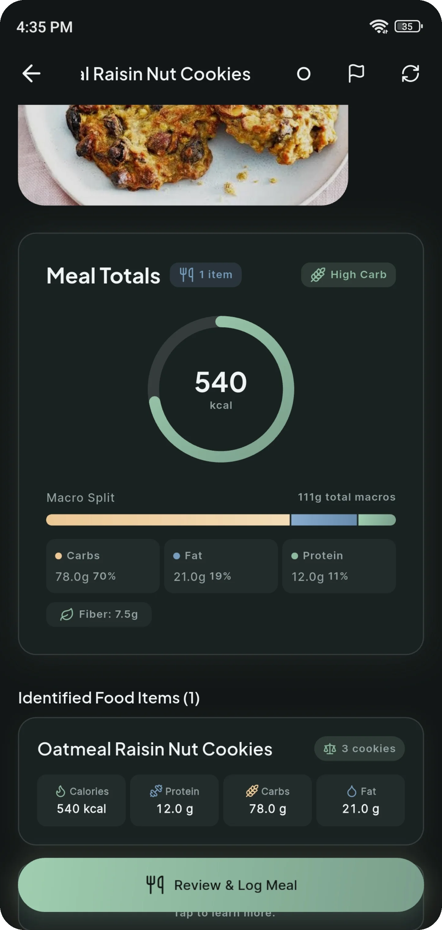 AI Meal Logging